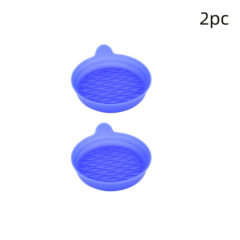 2 шт. силиконовых подстаканников для автомобиля, нескользящие держатели для чашек, прочные внутренние аксессуары