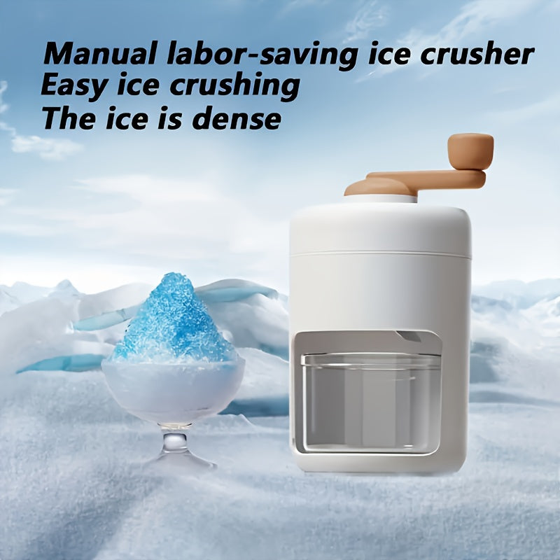 Qoʻlda ishlaydigan ABS plastmassadan tayyorlangan muz maydalagich, muzli shirinliklar uchun