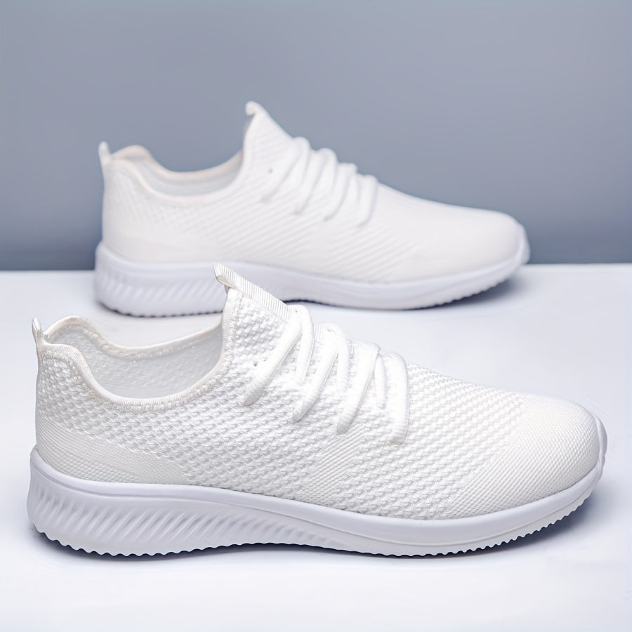 Plus Size Breathable Running Shoes for Men Non-Slip Soft Sole Casual Sneakers