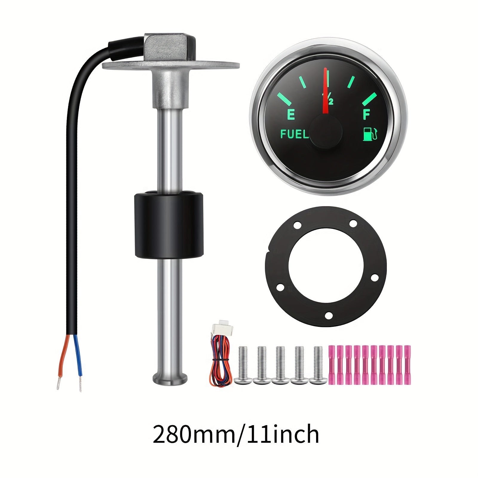 Stainless Steel Car Fuel Level Sensor for RV Taxi Yacht 100mm-381mm