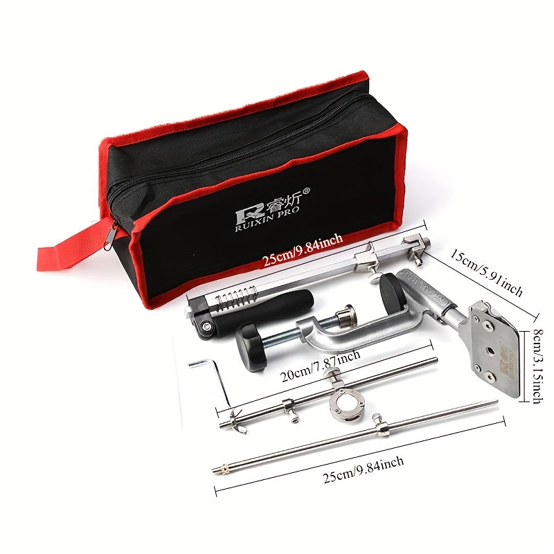 Yangi professional Ruixin pro 4 rx 008 Alüminiy alloy pichoq silliqlash tizimi, olmosli silliqlash toshi bilan.