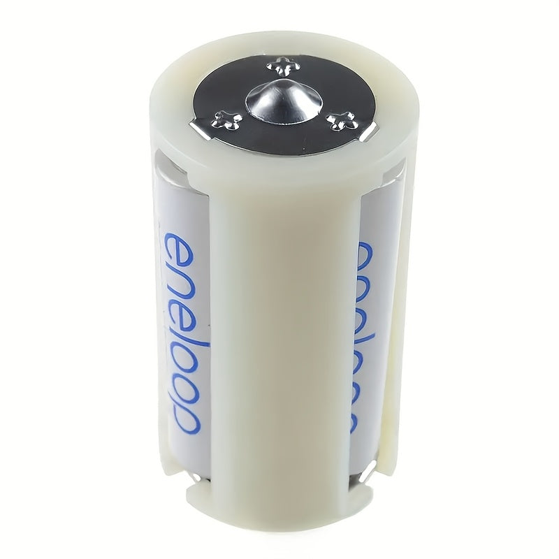 ABS AA to D Battery Adapter Set for DIY Parallel Connection Electronics Projects