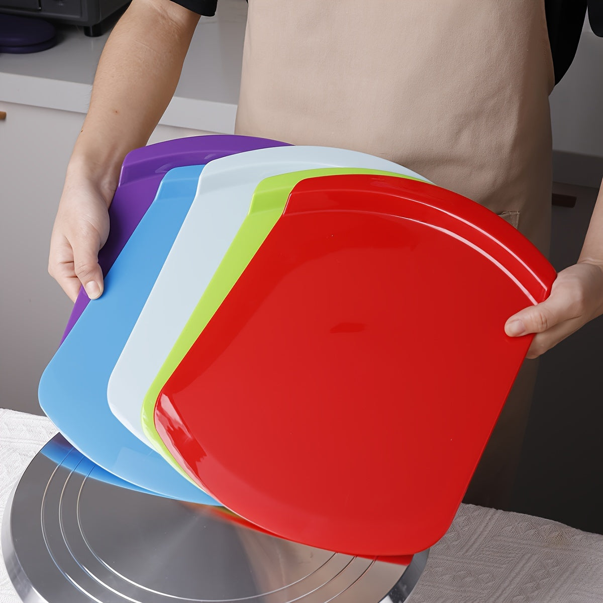 Cake Safe Lifter Plastic Cake Transfer Shovel for Pies and Baking Kitchen Tool