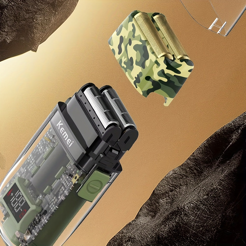 LCD Digital Display Shaver USB Rechargeable Men's Electric Razor