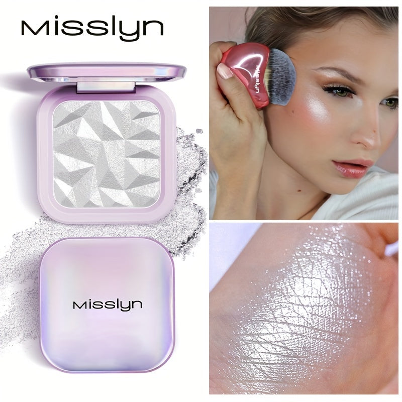 Women Shimmer Glitter Highlight Contouring Palette for Face Illumination