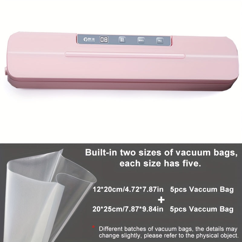 Многофункциональный автоматический вакуумный упаковщик для хранения продуктов в домашней кухне