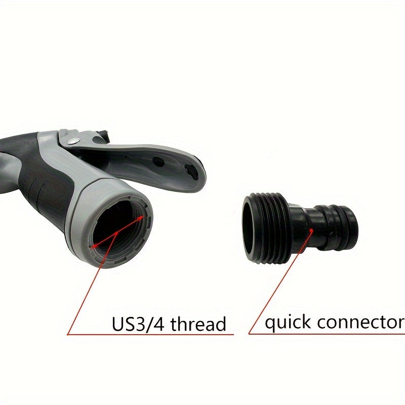 Портативный водяной пистолет высокого давления с шлангом для мойки автомобиля и использования в саду