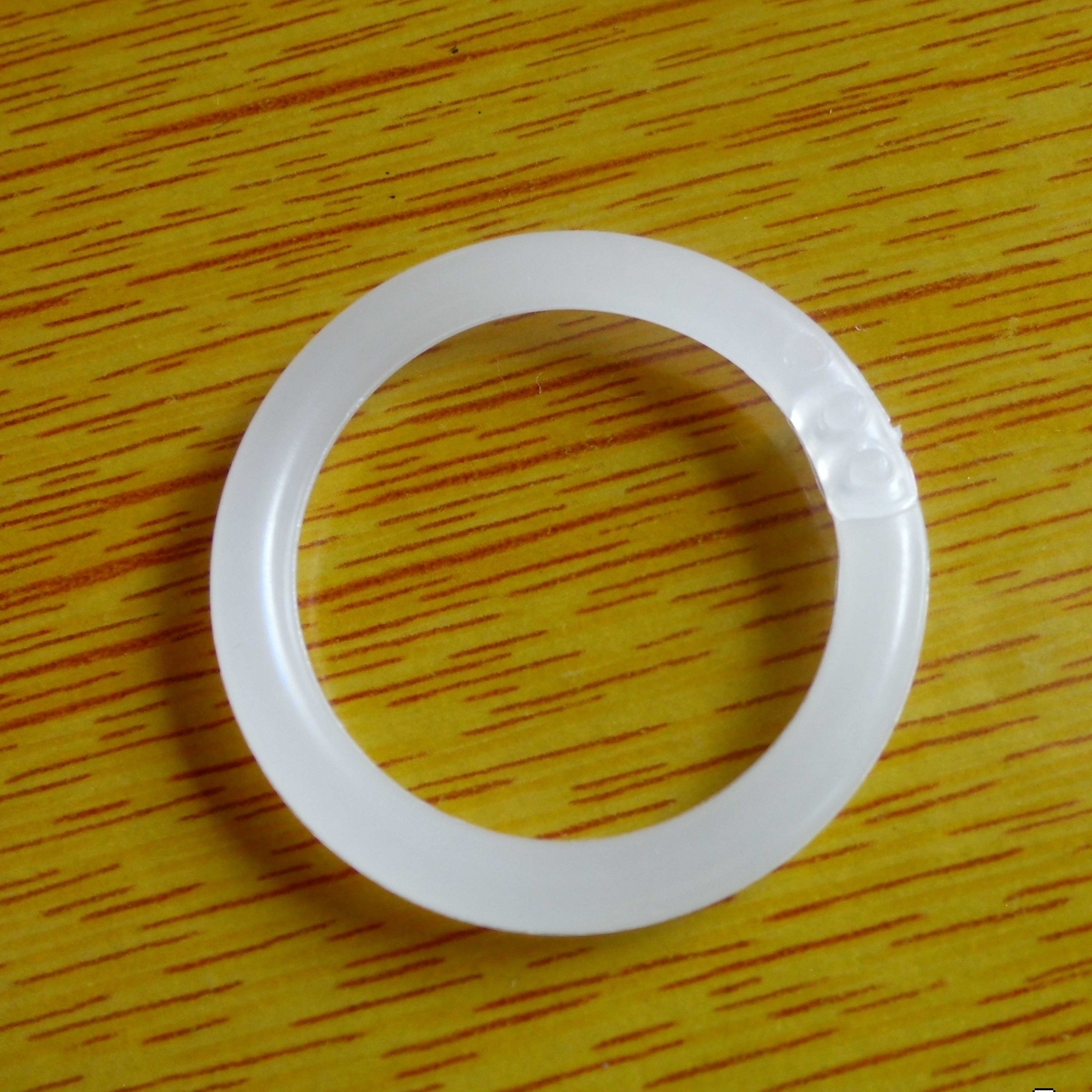 12 ta mustahkam plastik halqalar dush pardalari, kalitlar, sumkalar va DIY loyihalari uchun.