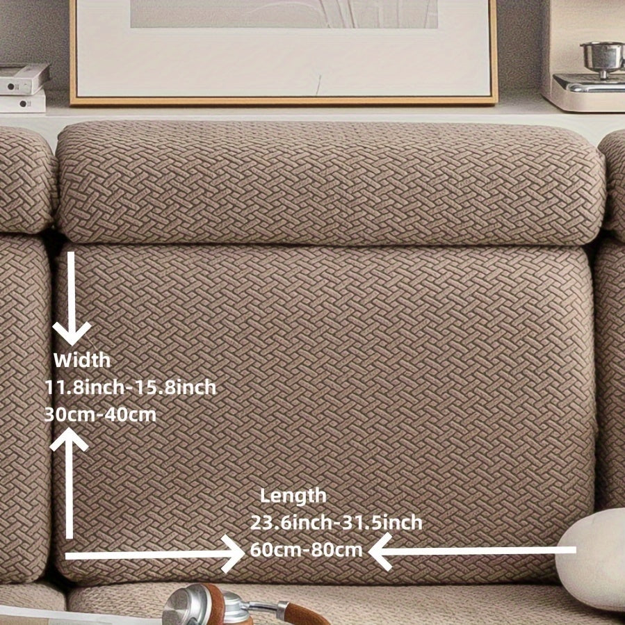 Checkered Polar Fleece Sofa Cover Universal Fit Machine Washable Multi-Purpose