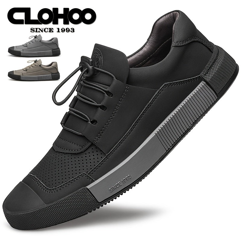 Men's Casual Sneakers Breathable Synthetic Upper Rubber Sole All-Season Low Top Streetwear