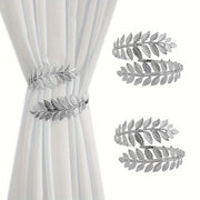 Metal Leaf Curtain Clip Holder for Living Room Bedroom Office Decor