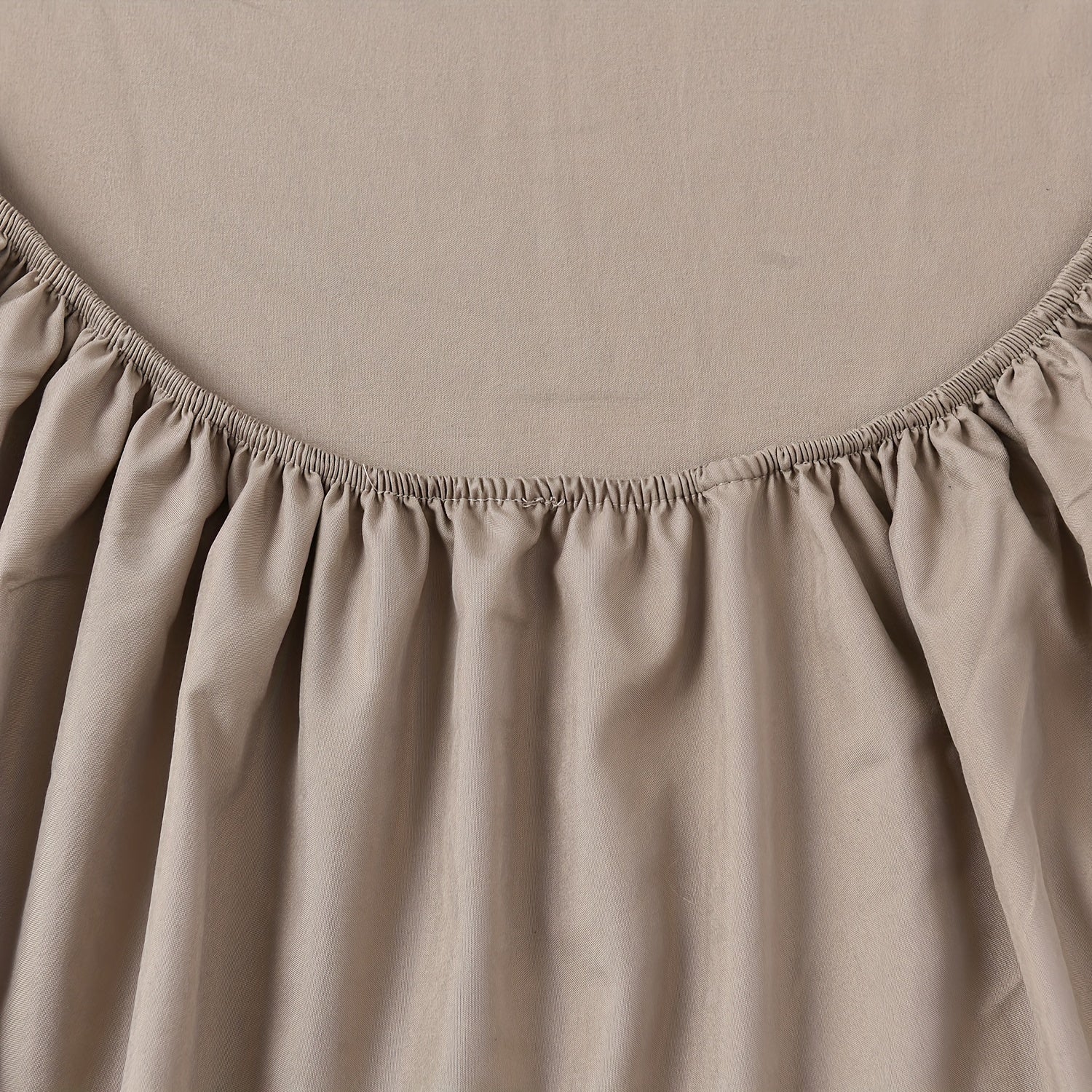 Sábanas ajustables 3 en 1 color beige claro con fundas de almohada, transpirables y suaves para dormitorio y habitación de invitados