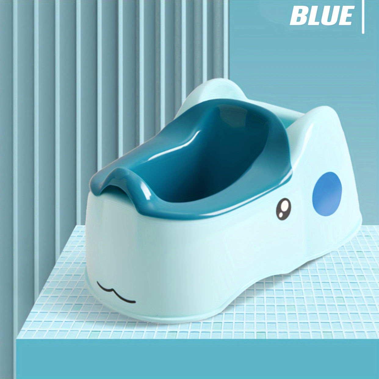 Asiento de inodoro para niños con divertidos diseños de dibujos animados, orinal portátil para entrenamiento