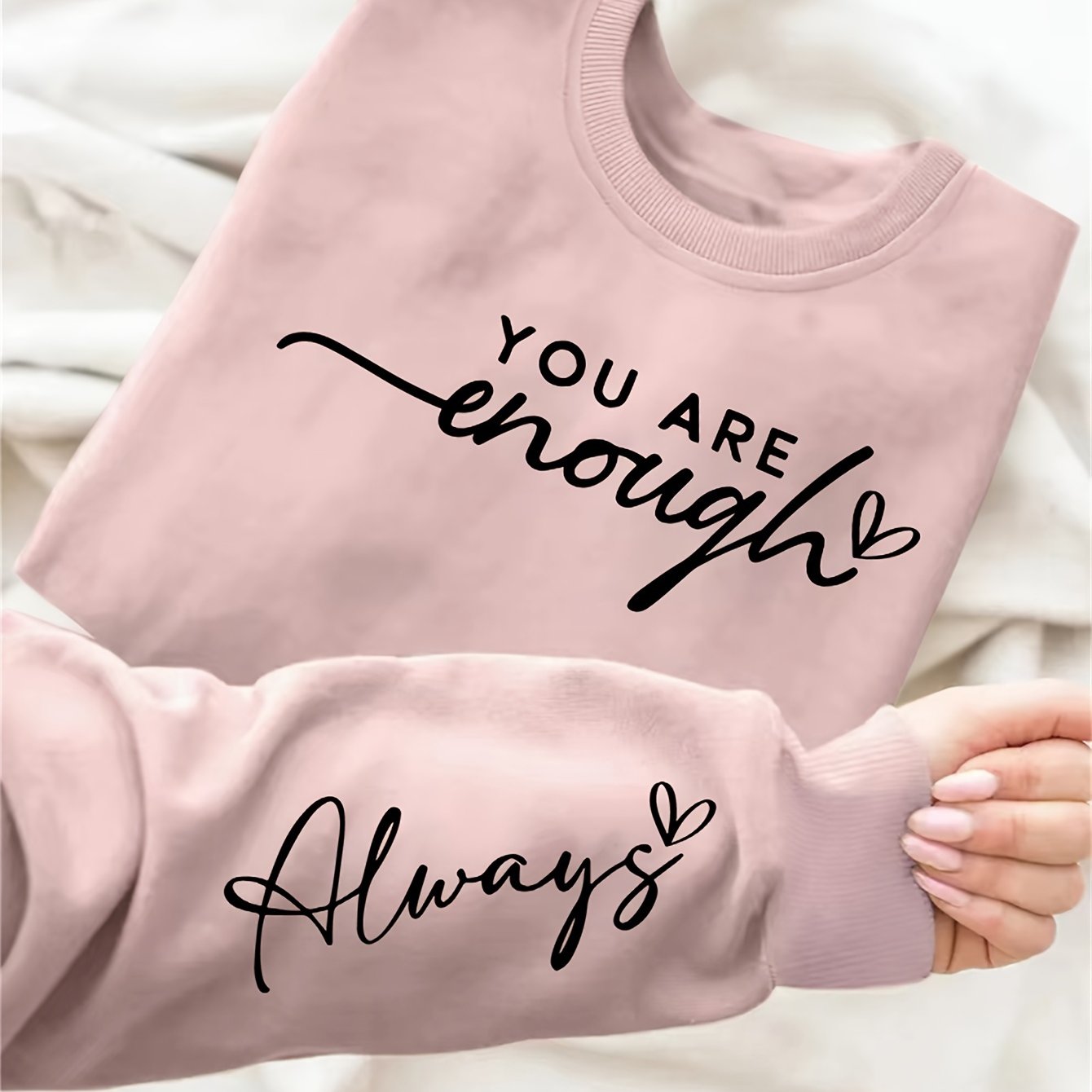 Plus Size Women's Sweatshirt Long Sleeve Crew Neck Fall Winter Casual