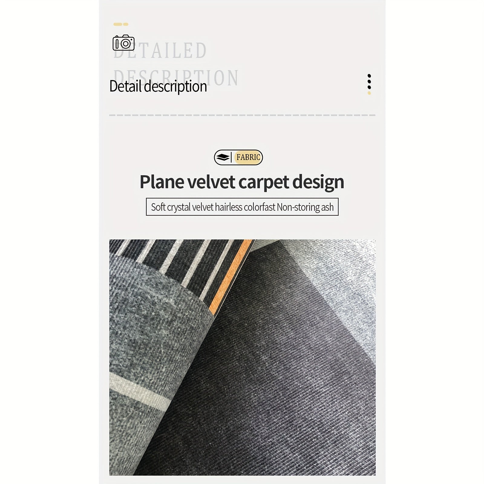 Absorbent Non-Slip Kitchen Floor Mat Waterproof Oil-Proof Standing Desk Rug