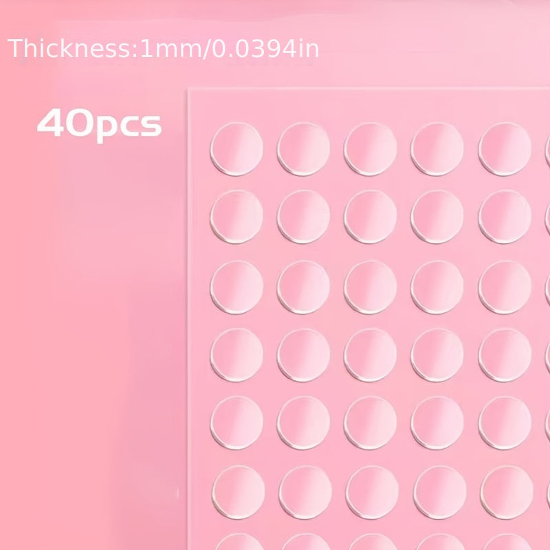 40 шт. милых мультяшных силиконовых наклеек для холодильника, телефона, термоса, декора