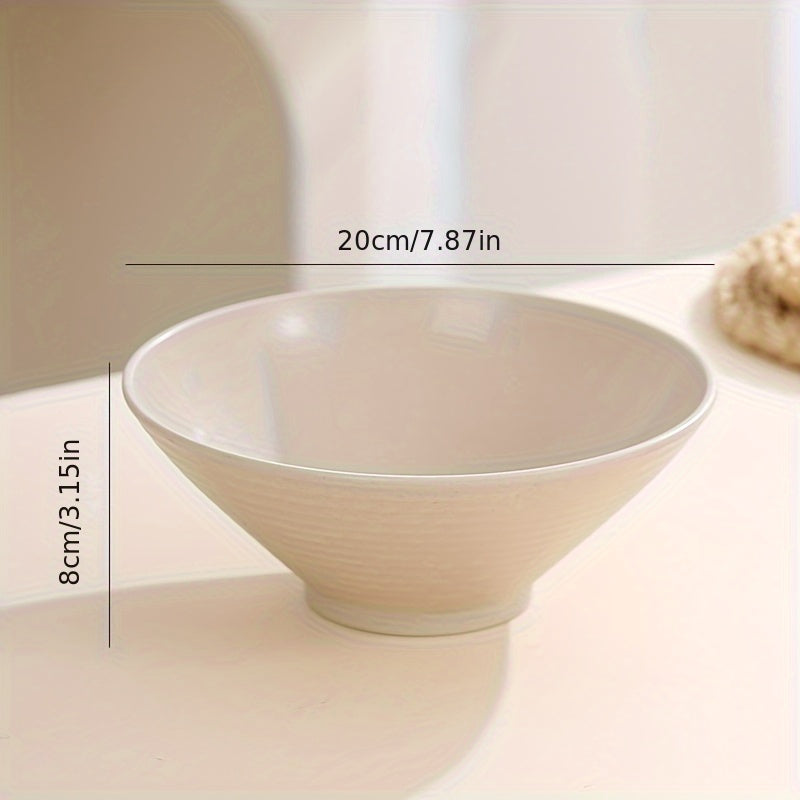 1 yoki 4 ta mustahkam 8 dyuymli Lamian Noodles idishlari to'plami, 35oz sig'im, mikroto'lqinli pech va idish yuvish mashinasida xavfsiz, turli ranglarda makaron, don va atıştırmalıklar uchun ko'p qirrali.