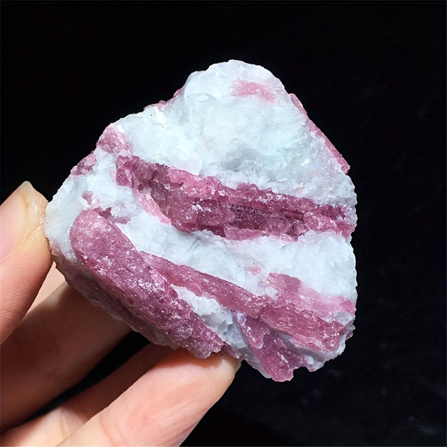 Especimen de mineral de cristal natural para educación y decoración