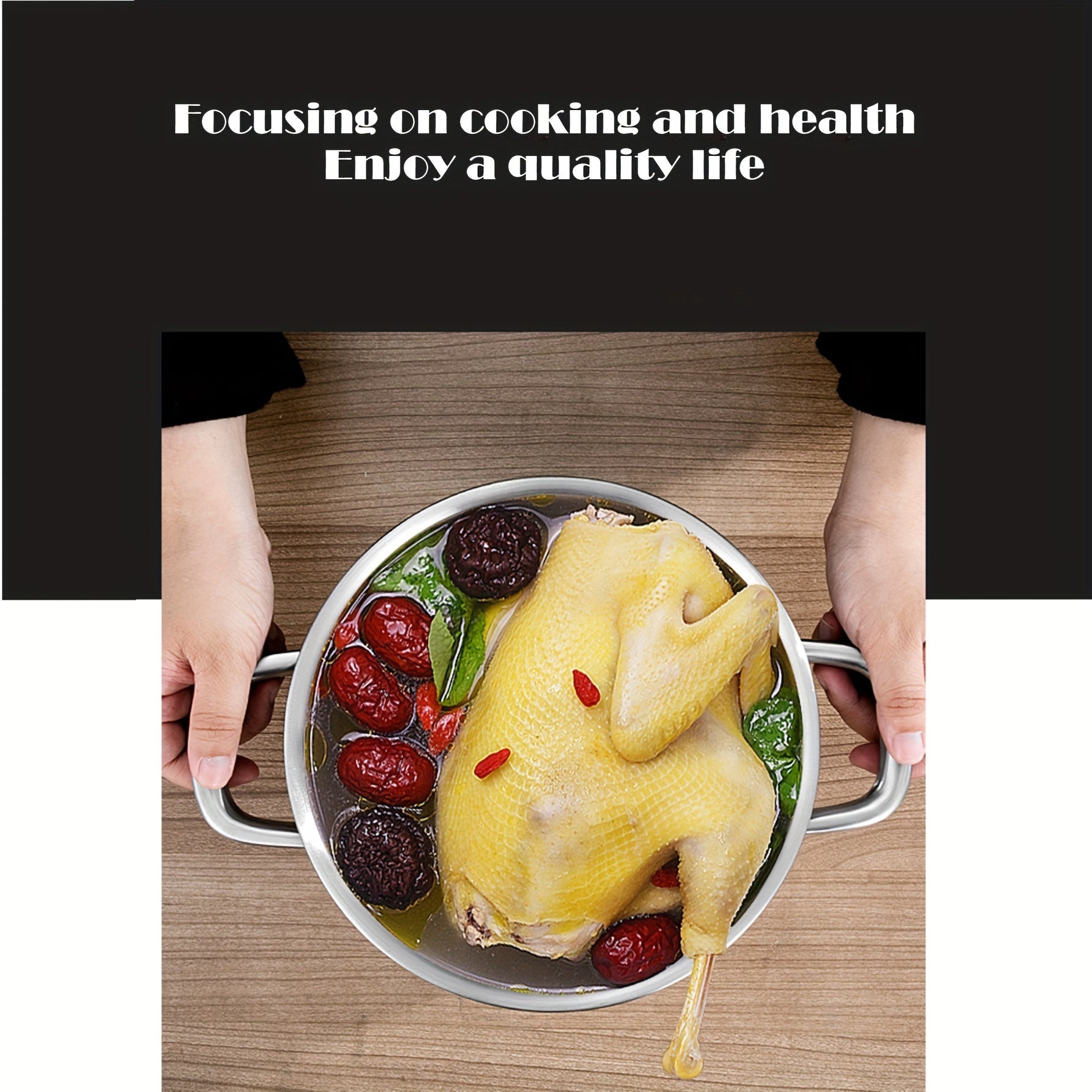 Stainless Steel Kitchen Utensil Set with Pot Frying Pan and Milk Pot