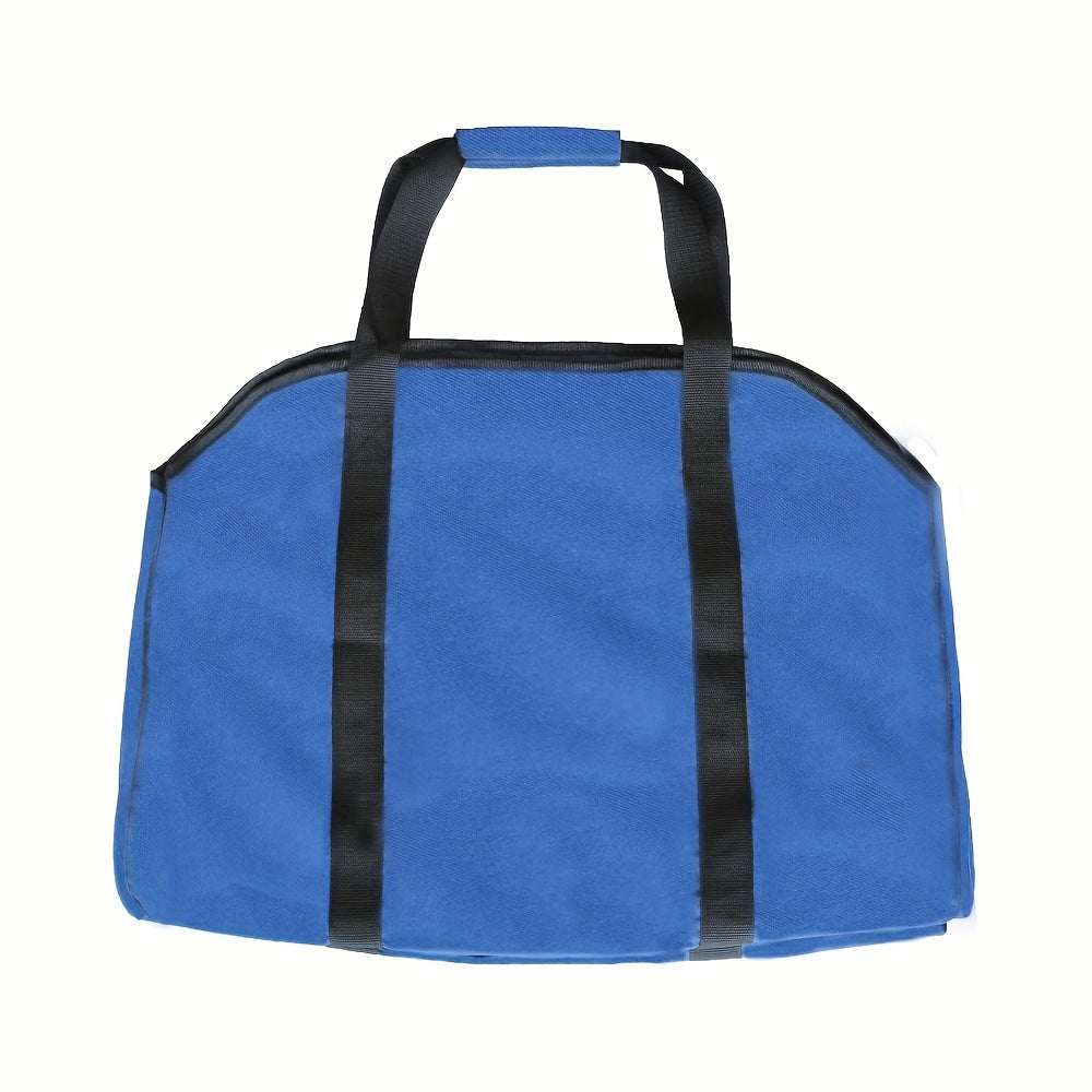 Firewood Moving Tote Bag Set of 2 Canvas Extra Large Durable for Fireplace Camping Landscaping