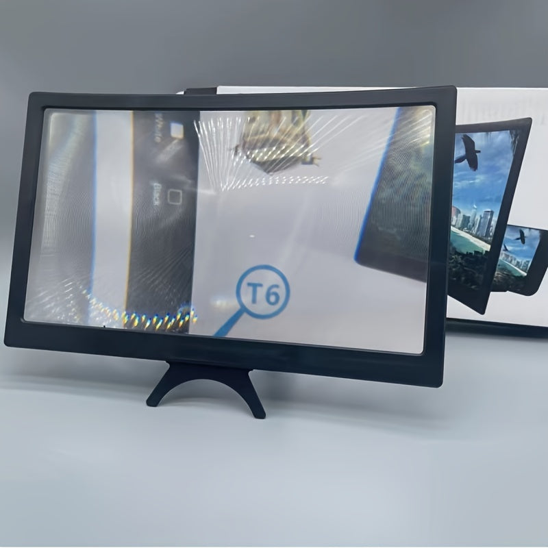 Curved Phone Screen Amplifier with High-Definition Large Screen and Anti-Blue Light Technology