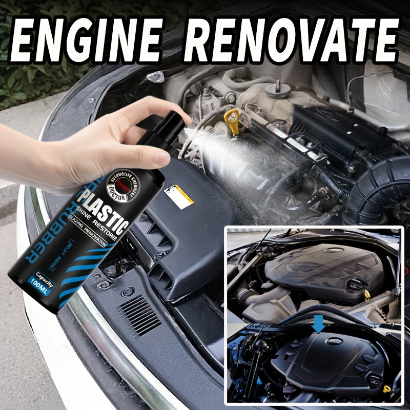 100ml Car Engine Plastic Restoration Kit Protects Shine and Gloss