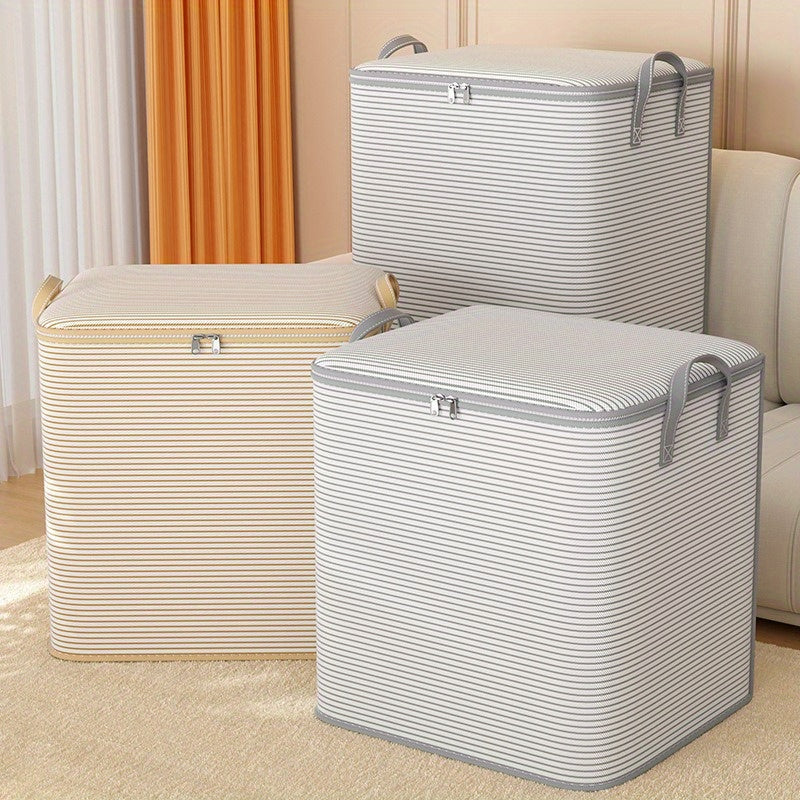 Foldable Storage Bag for Bedding and Clothing Under-Bed Organizer Large Capacity