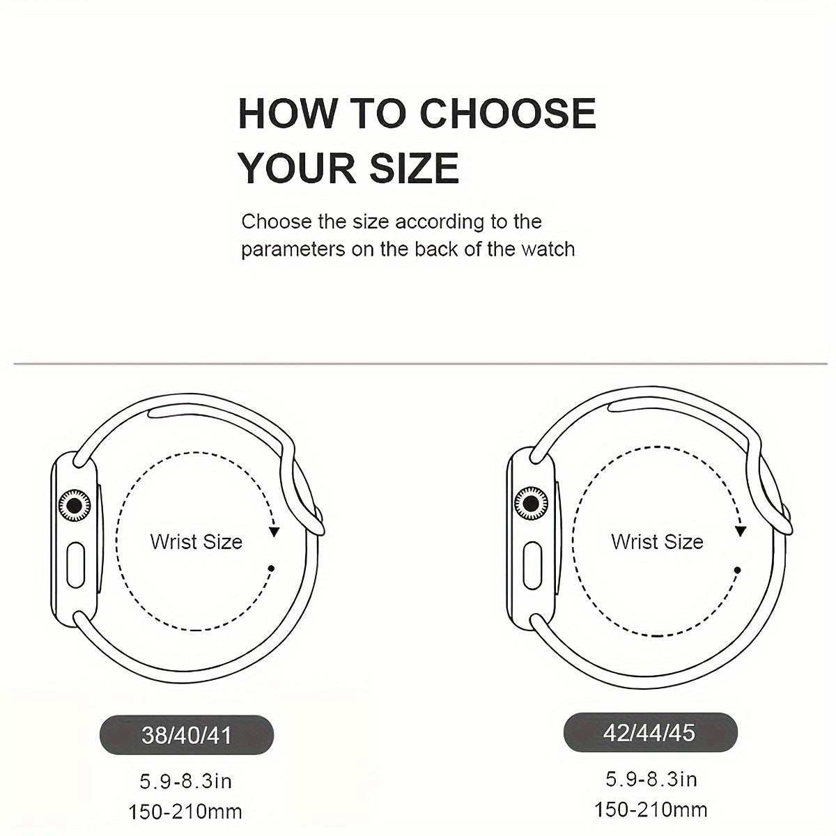Набор из 2 модных эластичных тканевых ремешков для часов и мягкого силиконового защитного чехла для Apple Watch. Подходит для Apple Watch размером от 38 мм до 49 мм и серии Ultra до 1. Умные часы.