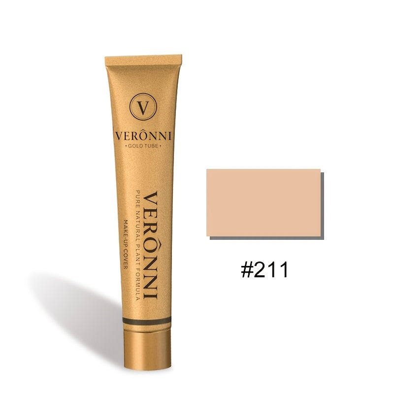 Uzun muddatli suyuq yashiruvchi krema, to'liq qamrov, akne va jarohatlarni yashirish uchun