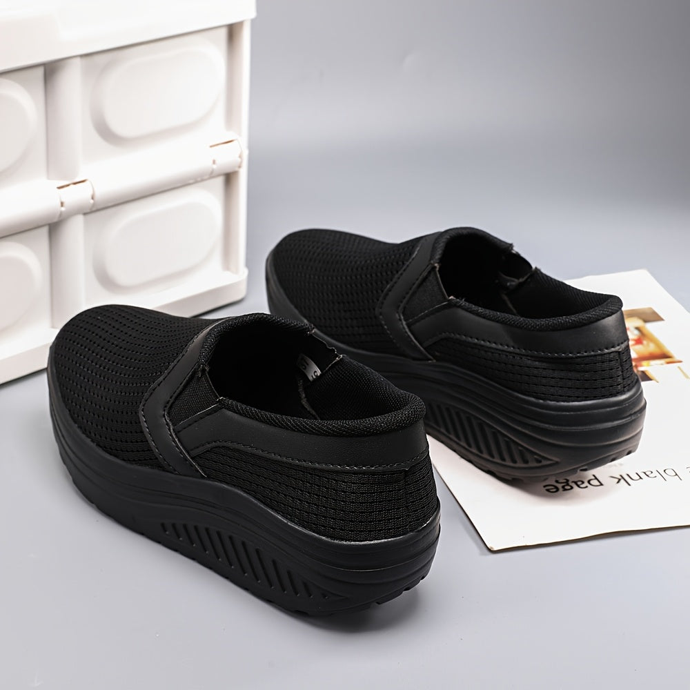 Women's Slip-On Sneakers Breathable Mesh Lightweighteva Casual All-Season