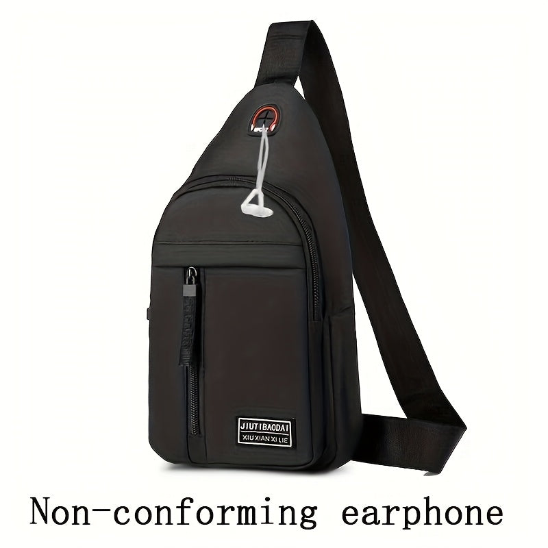 Large Capacity Waterproof Travel Backpack for Hiking and Short Trips with Zipper and Adjustable Straps