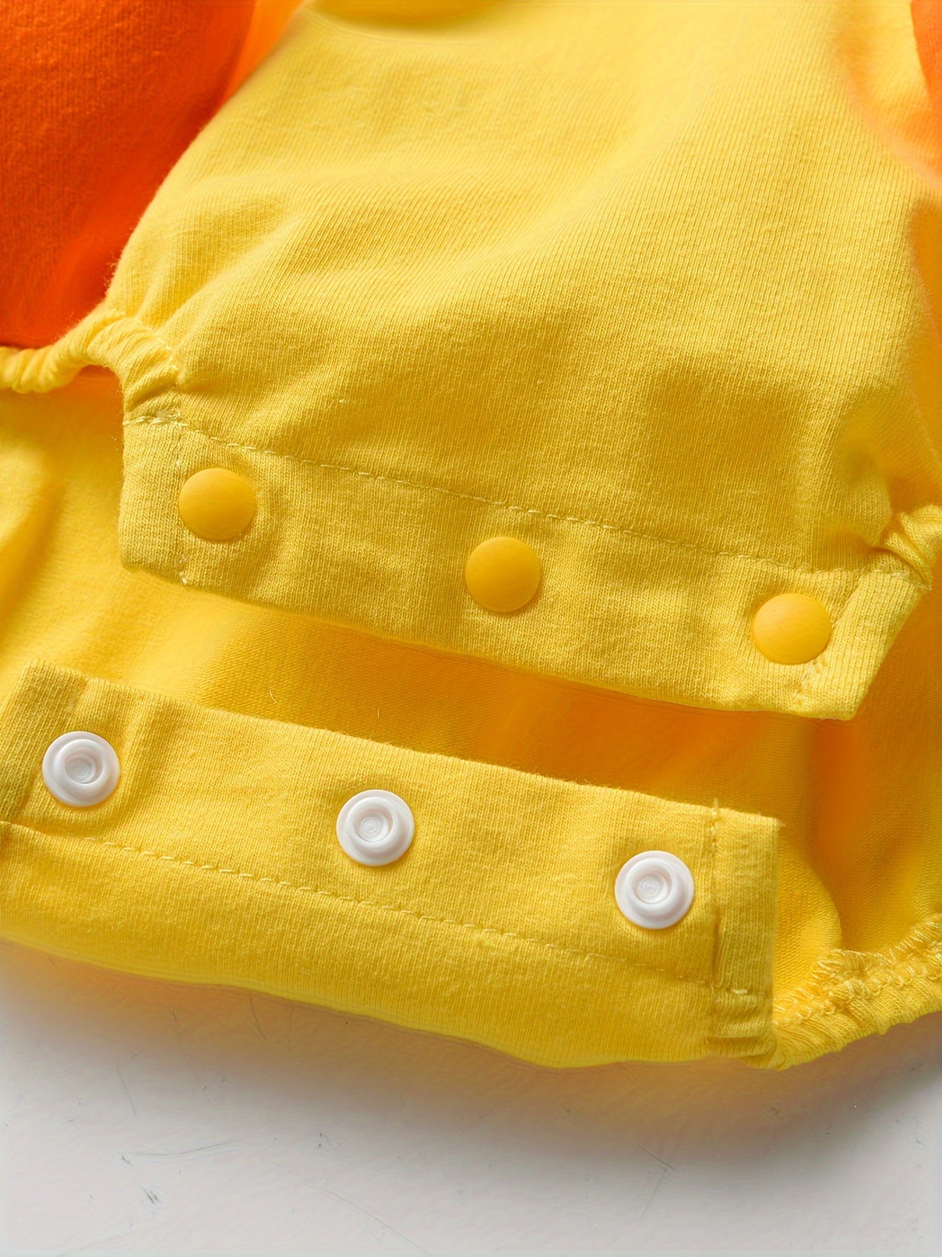 Mono de bebé niña con pollito amarillo, algodón, verano, casual, 0-3 años