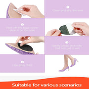 Women Non-Slip Shoe Pads Rubber Self-Adhesive Heel Grip Stickers