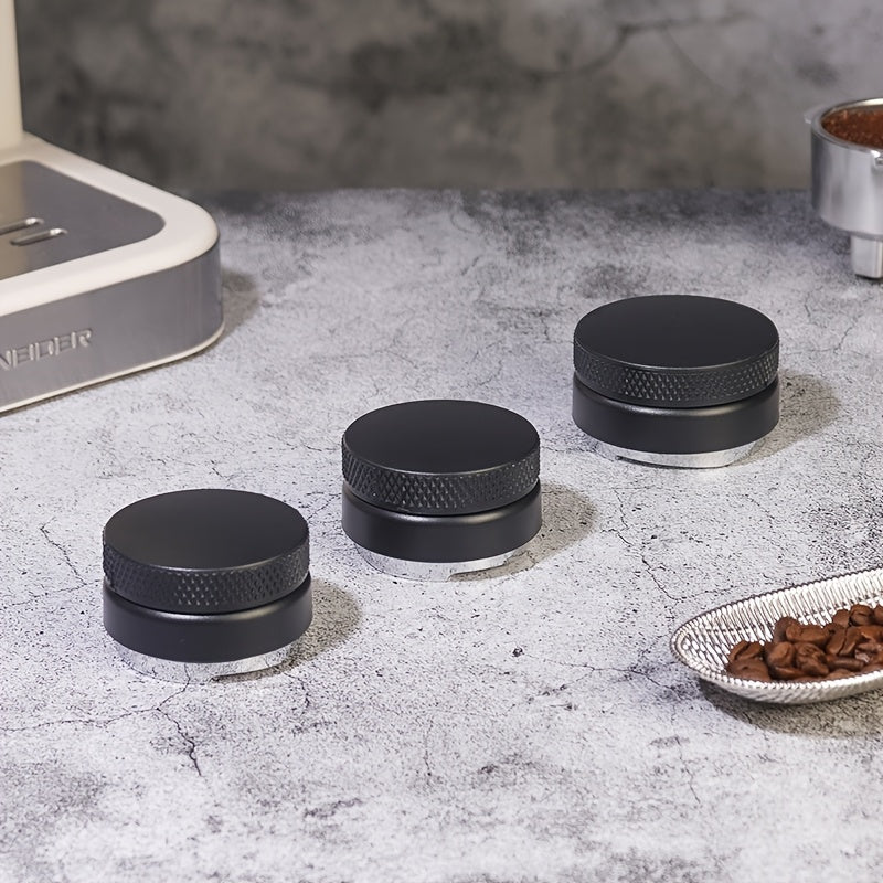 Aluminum Alloy Espresso Tamper Barista Coffee Distribution Tool Adjustable Depth