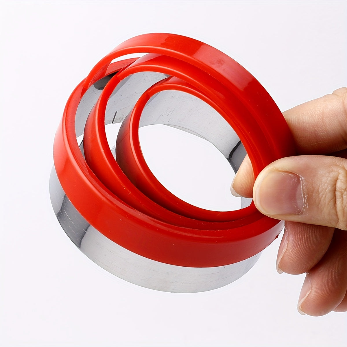 3 dumaloq zanglamaydigan po&#39;latdan yasalgan pishiriqlar to&#39;plami, pechene qoliplari, pishirish asboblari, oshxona aksessuarlari