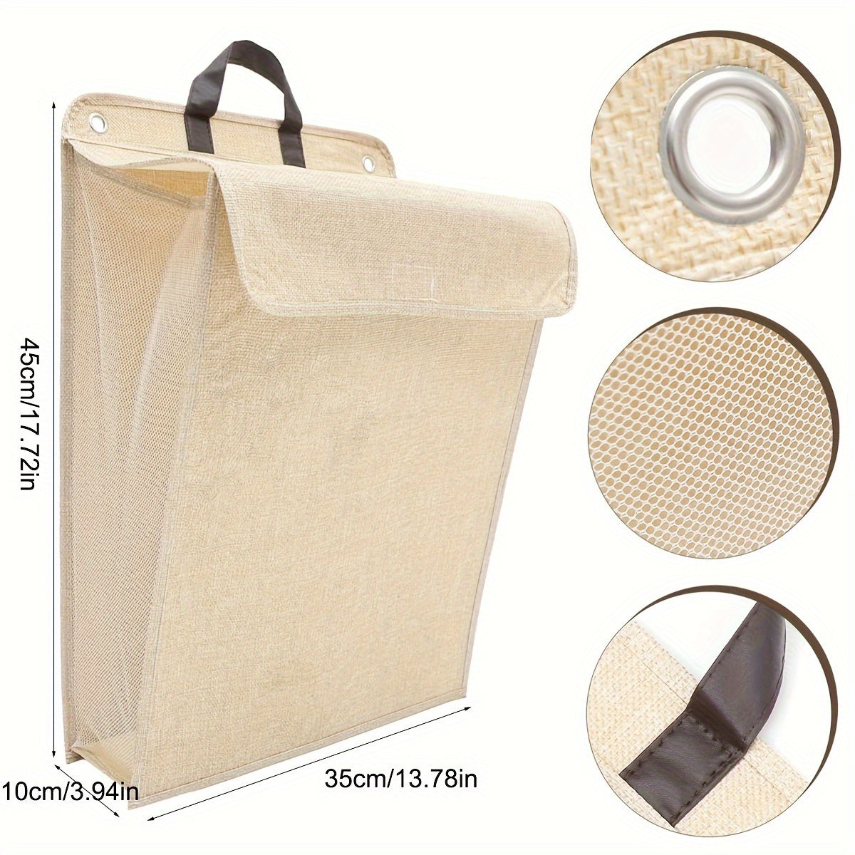 Wall-Mounted Laundry Basket for Home Storage 1 Piece