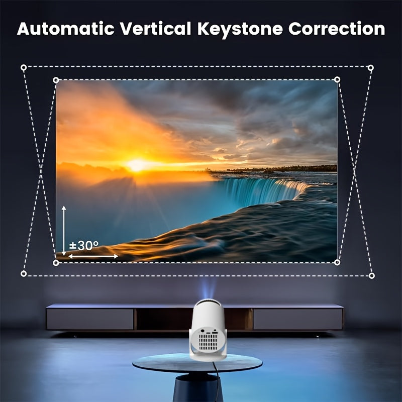 Wireless Home Projector with 1080P HD, WiFi, USB, 20 Lumens