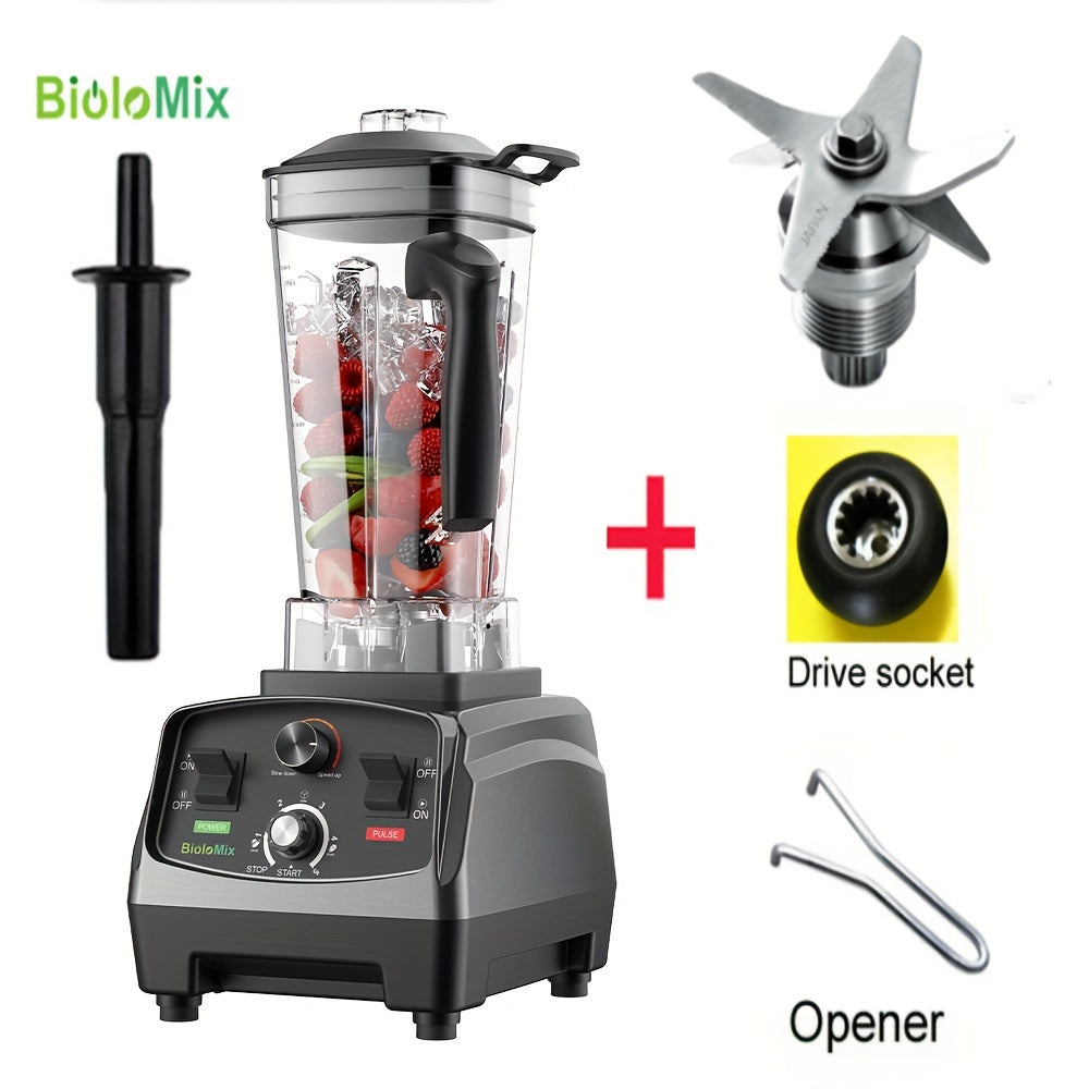 2200Вт Коммерческий блендер-миксер для продуктов, соковыжималка, измельчитель льда, емкость 2000 мл