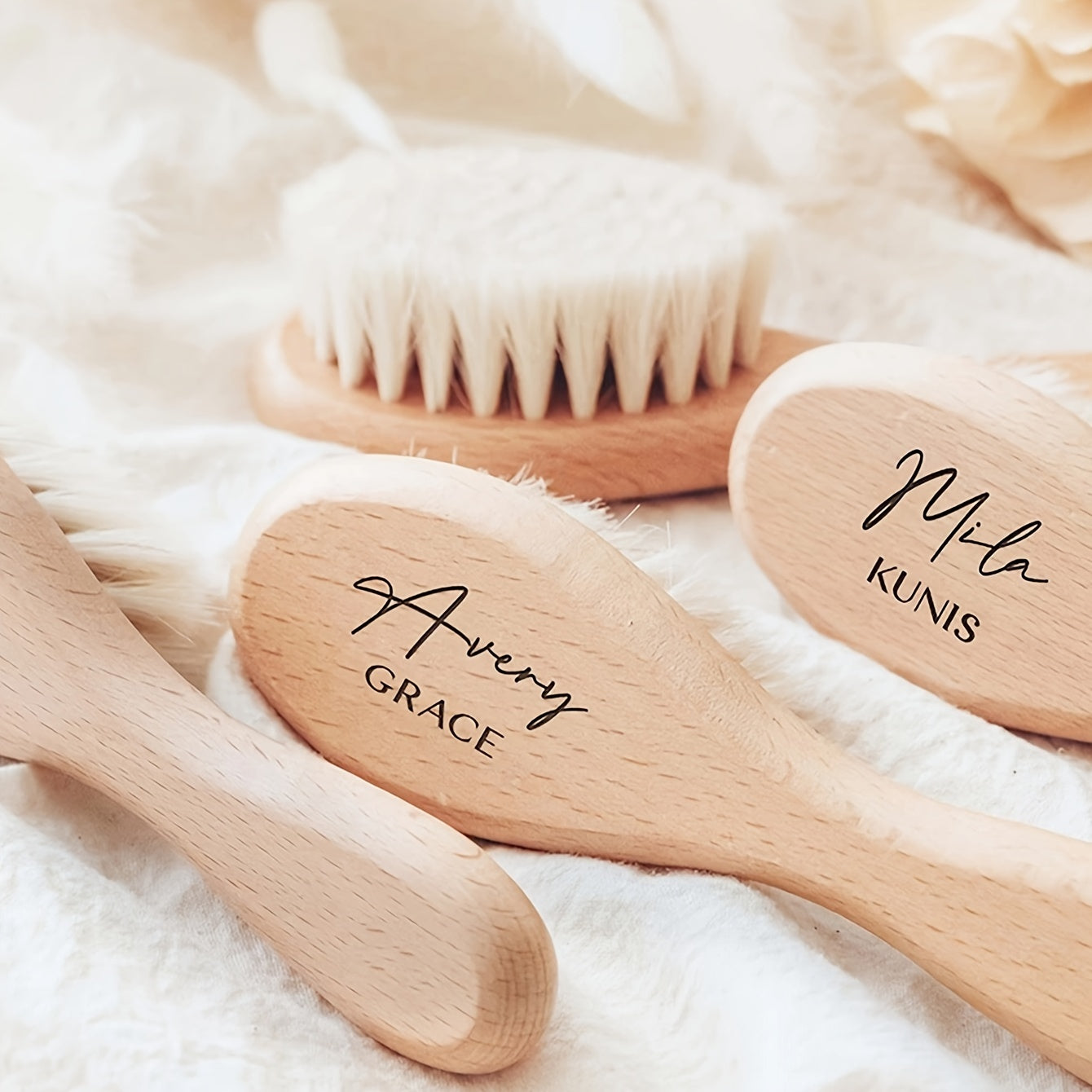 Personalized Baby Comb with Engraved Name, Newborn Keepsake, Shower Gift