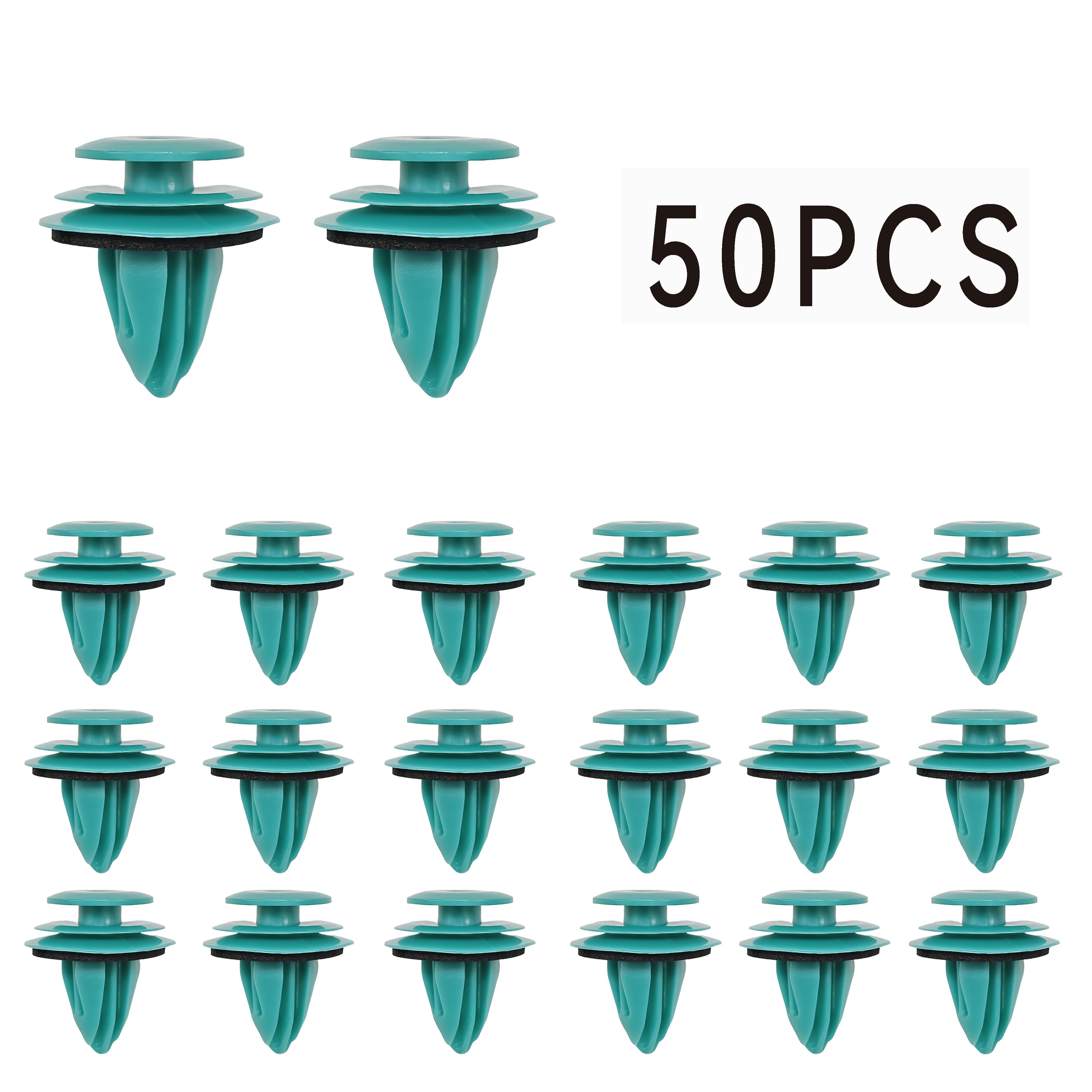 Universal Car Door Panel Clips for A and B Pillars, Plastic Fasteners