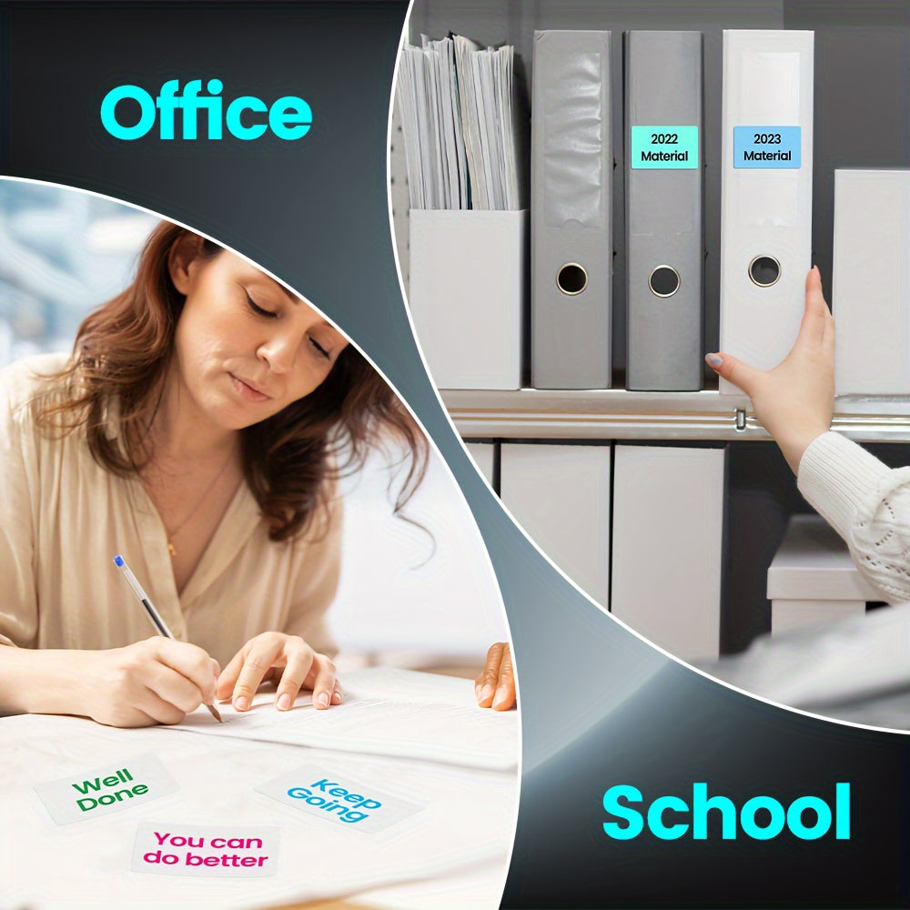 Portable Thermal Label Printer Wireless for Goods Addresses Small Business DIY Stickers Home Use