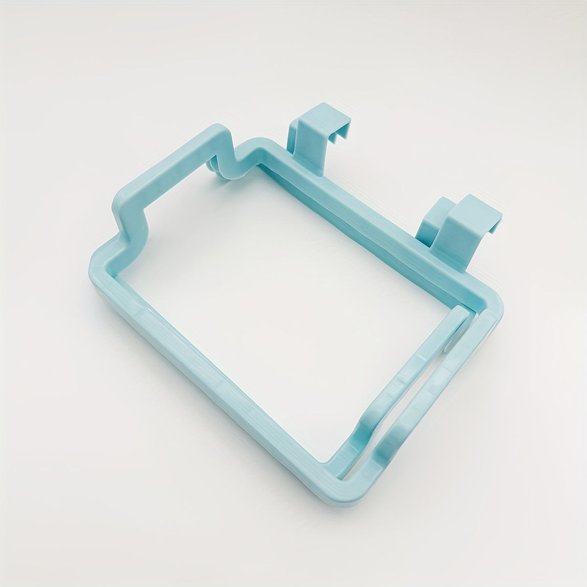 Rang-barang devorga o'rnatiladigan plastmassa sumka dozatori oshxona, omborxona, hammom uchun 2 ta sumkani ushlab turadi