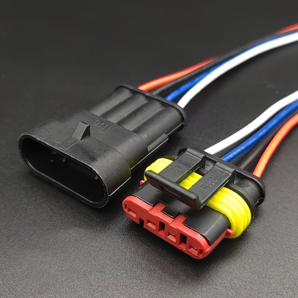 Automotive Electrical Wire Connectors Set PE Insulated 1.5 Series 6 Pin Car Cable Harness