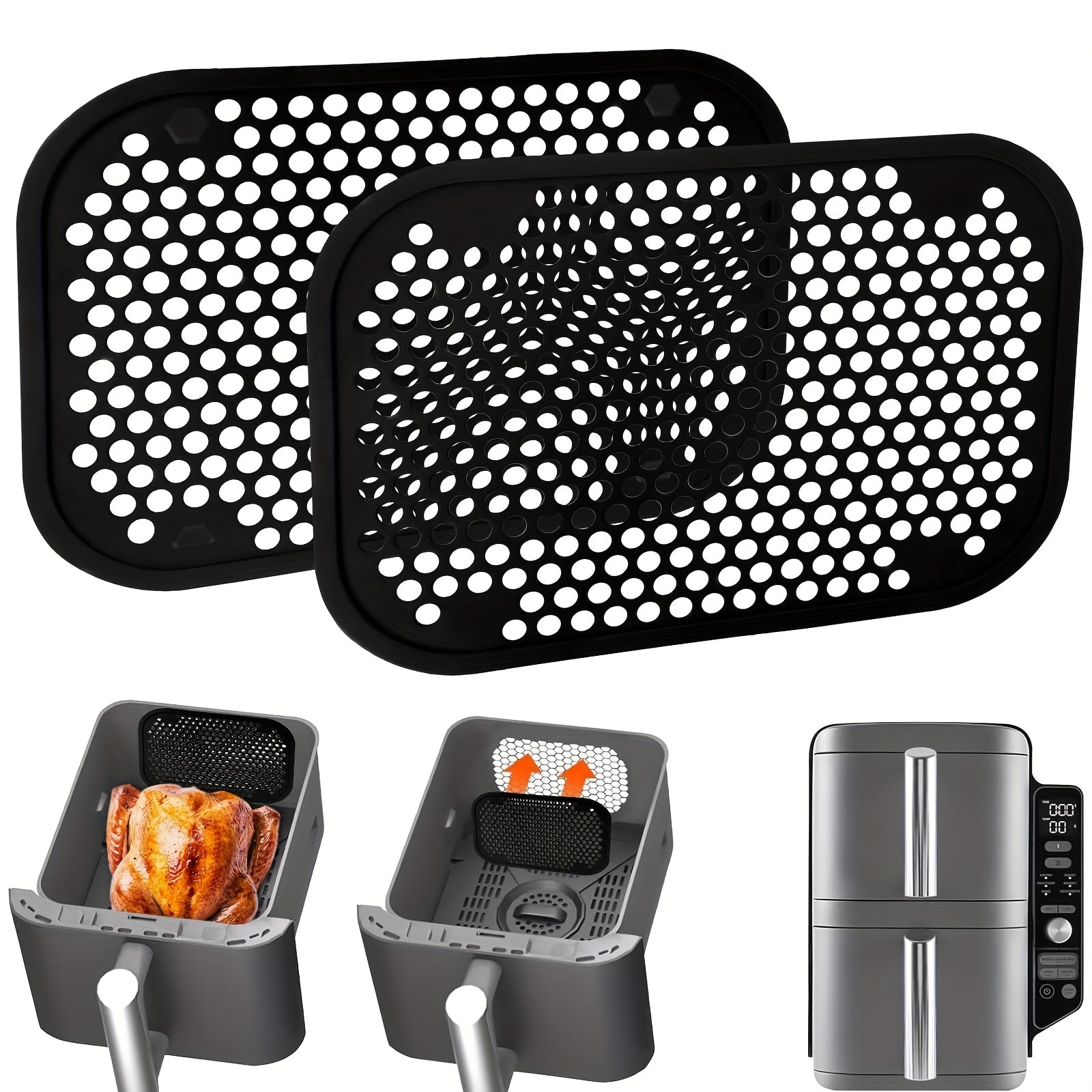 2pcs Silicone Splash Guard Accessories for Electric Fan XL SL400EU SL300EU