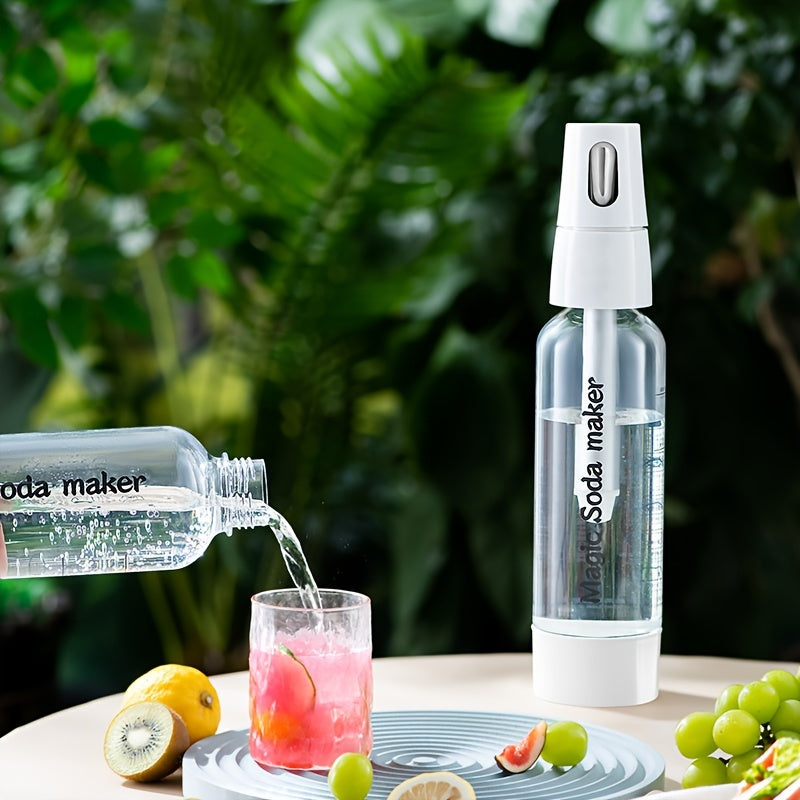 Máquina portátil de agua con gas con botella libre de BPA, carbonatador personal de agua con gas