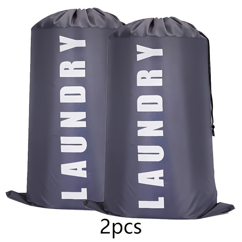 Juego de 2 cestas de ropa plegables con bolsas de almacenamiento impermeables para dormitorio, baño, residencia