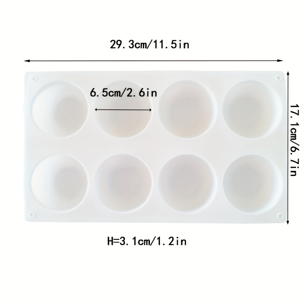 3D Silikon Mousse Keki Formasi, shokoladli shirinliklar va fondant bezash uchun