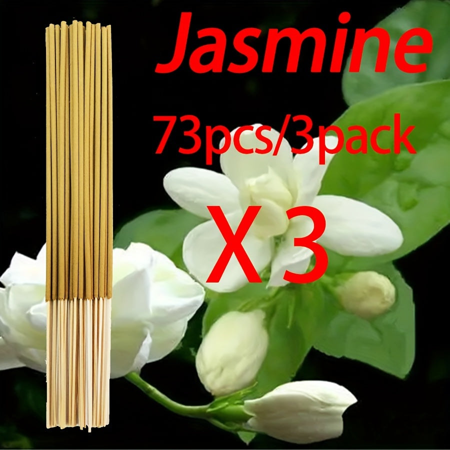 24-Pack Handmade Bamboo Incense Sticks 22cm with 7 Aromatic Scents for Home Use
