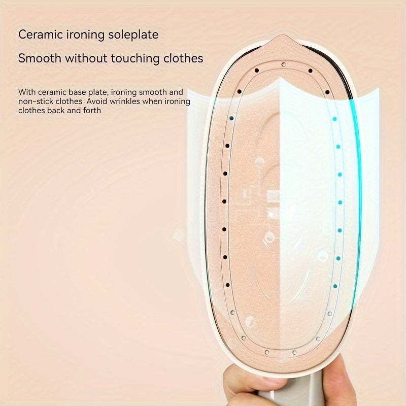 Mini Portable Steam Iron 1200W Foldable Handle Travel Friendly