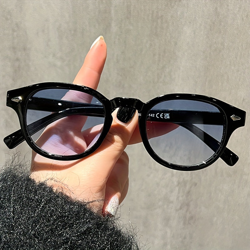 Mushukko'z moda ko'zoynaklari retro tortoiseshell anti-chiroyli dumaloq ramka kichik rang-barang linzalar partiyalar uchun